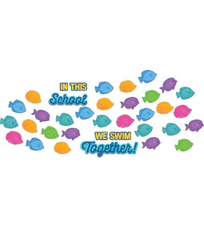 Seas the Day Working Together Mini Bulletin Board Set