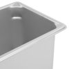 Fourth-size 6-inch-deep Super Pan V® stainless steel steam table pan