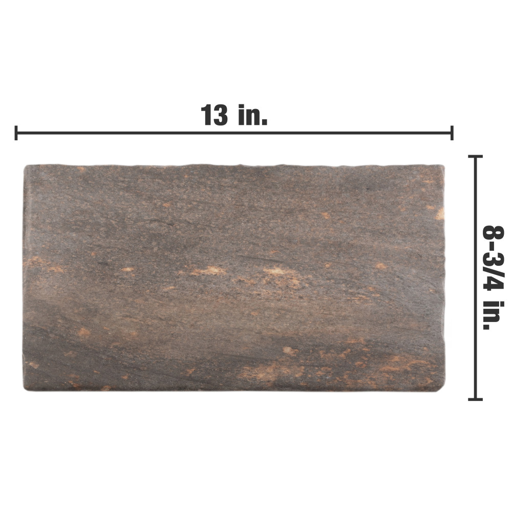 Tech Land Fire 8-3/4 in. x 13 in. Porcelain Floor and Wall Tile