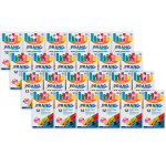 Prang&reg; Hygieia&reg; Dustless Board Chalk, 3-1/4" x 3/8", Assorted, 12 Per Box, 24 Boxes DIX61400-24