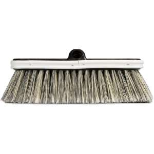 Carlisle, 10in, FloThru Brush With Flagged, Polystyrene  Bristles, Black