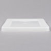 Full-size Super Pan V® flexible steam table pan lid in white