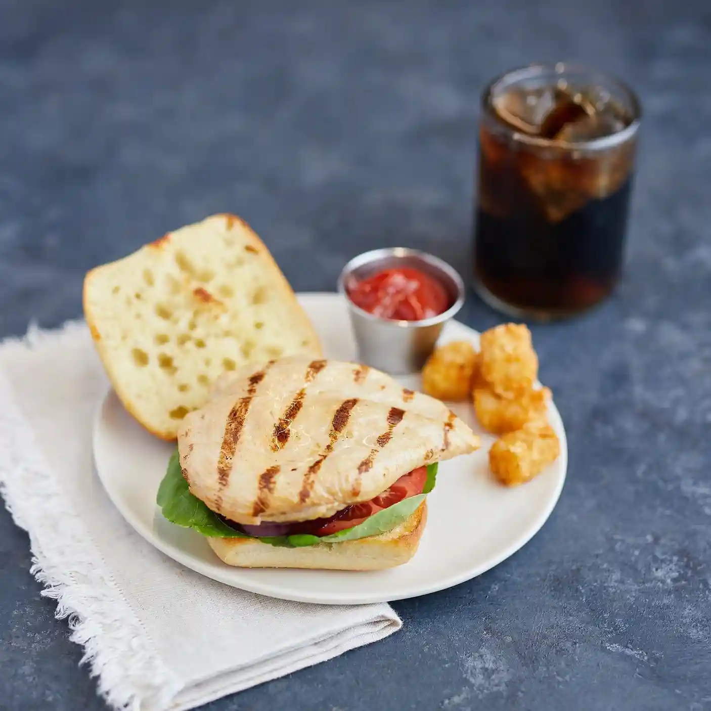 Tyson® Flavor-Redi® Fully Cooked Unbreaded Grilled Chicken Breast Filets, 4.5 oz. https://images.salsify.com/image/upload/s--IwVYFq_F--/q_25/wxjynt2n8r89wyiguoqi.webp