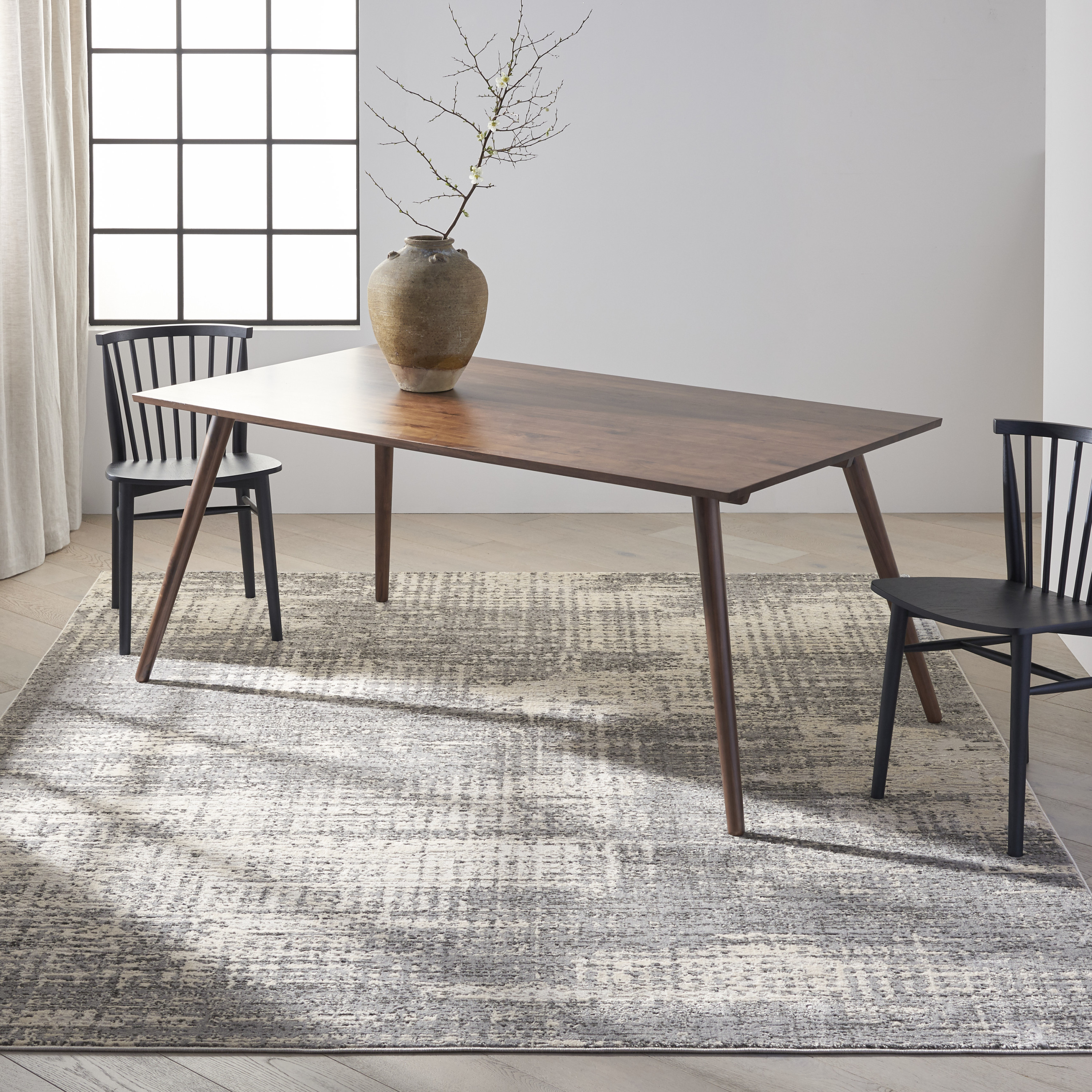 Calvin Klein CK950 Rush 9' x 12' Grey Beige Modern Indoor Rug