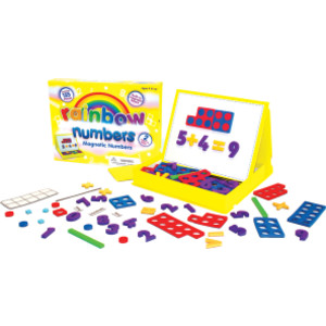 Rainbow Numbers Magnetic Numbers, 155 Pieces