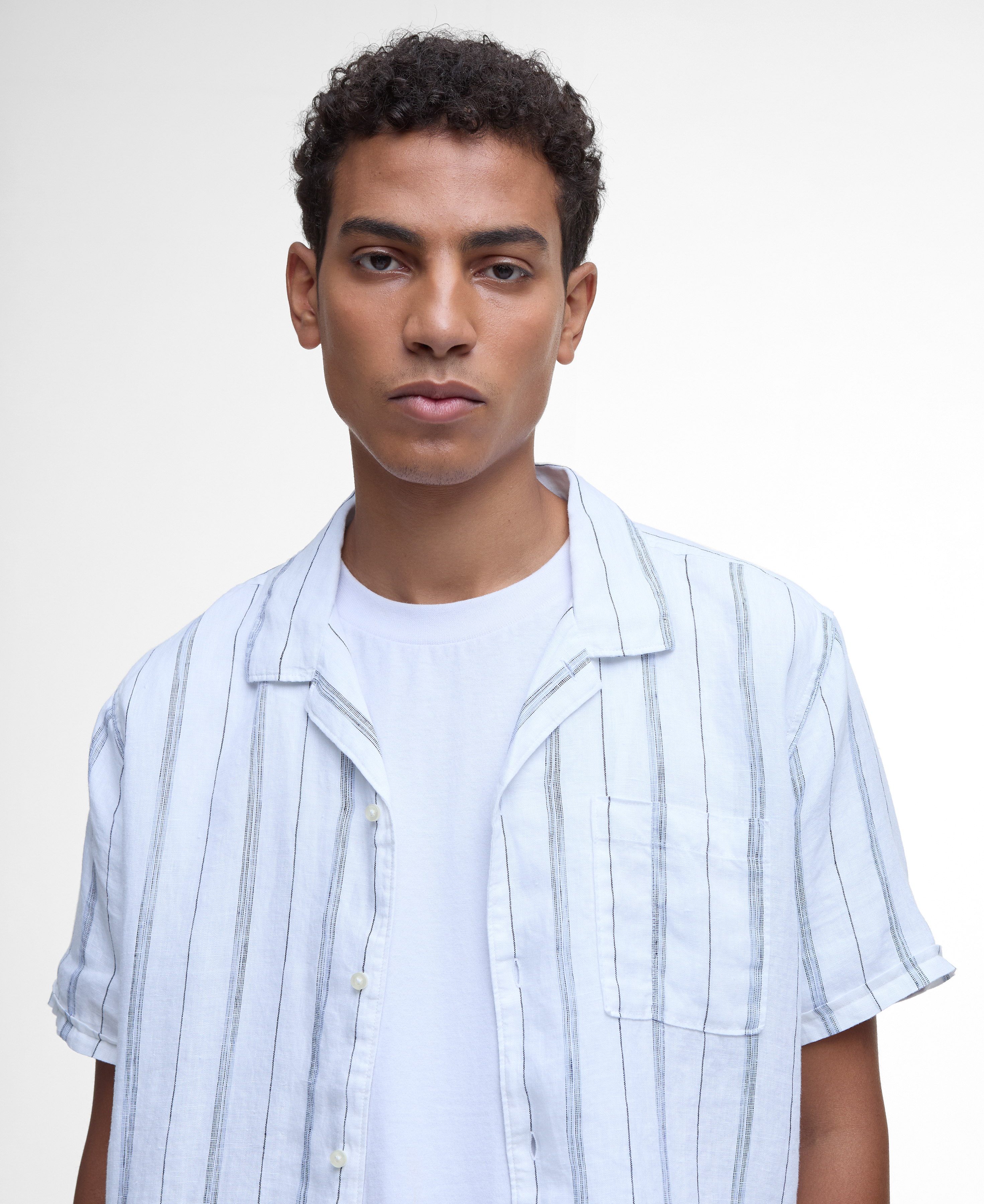 Garnock Striped Regular Short-Sleeved Shirt image number 3
