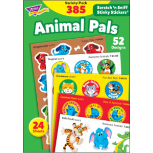 Animal Pals Stinky Stickers&reg; Variety Pack, 385 ct.