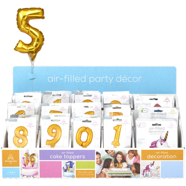 Anagram® Numeral & Tabletop Decoration Counter Retail Display