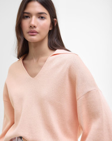 Natalia Knitted T-Shirt Peach Parfait