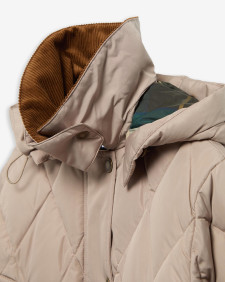 Yasmin Down Puffer Jacket Light Trench