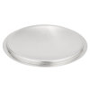 8 5/16-inch Wear-Ever® domed aluminum cover with satin finish and dipped handle