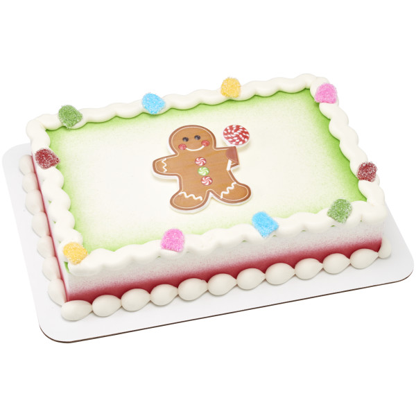 Gingerbread House and Man Layon
