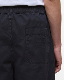 Harton Relaxed Slub Trousers Dark Navy