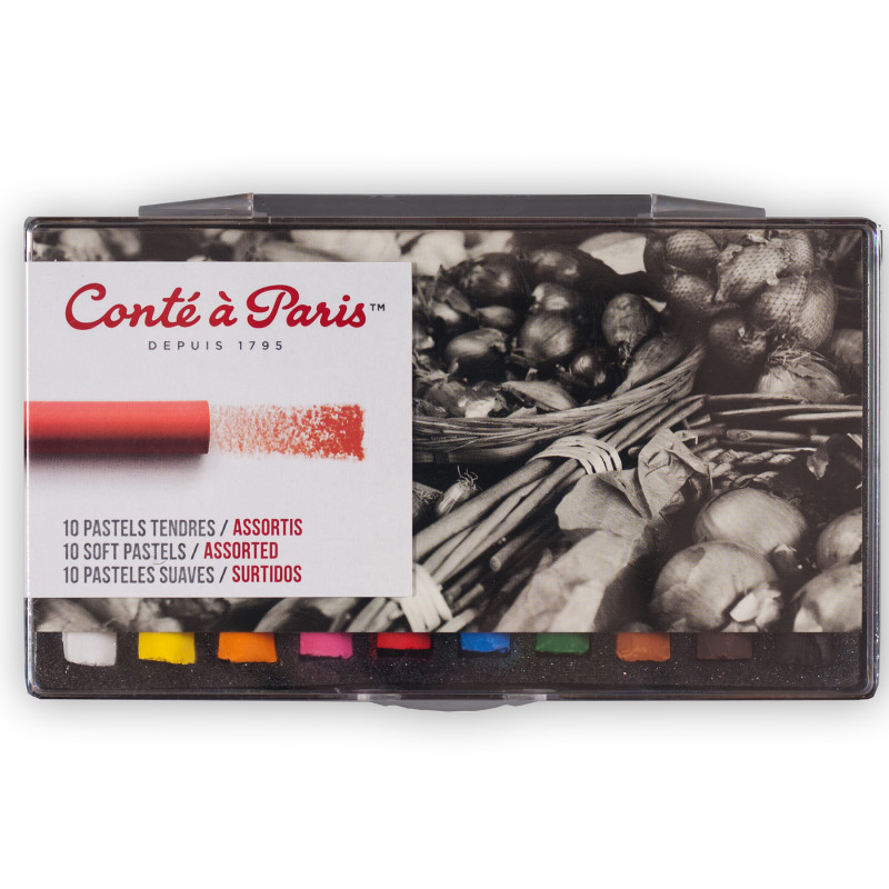 Soft Pastels, Assorted Colors, Peggable Set of 10