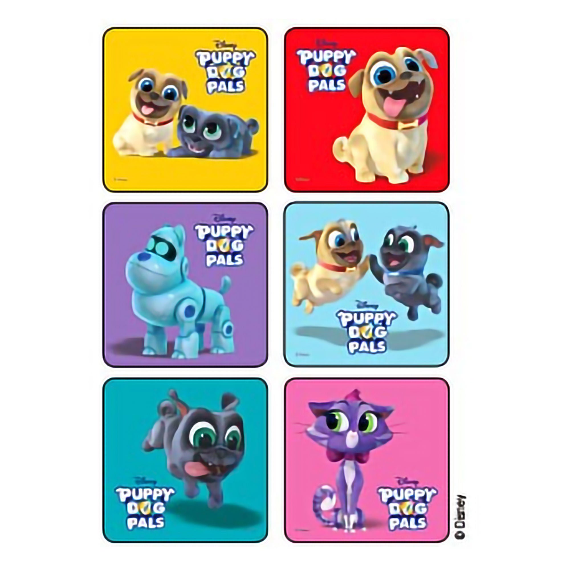Sticker Kids Love Stickers® 75 per Pack Puppy Dog Pals 2-1/2 X 2-1/2 Inch