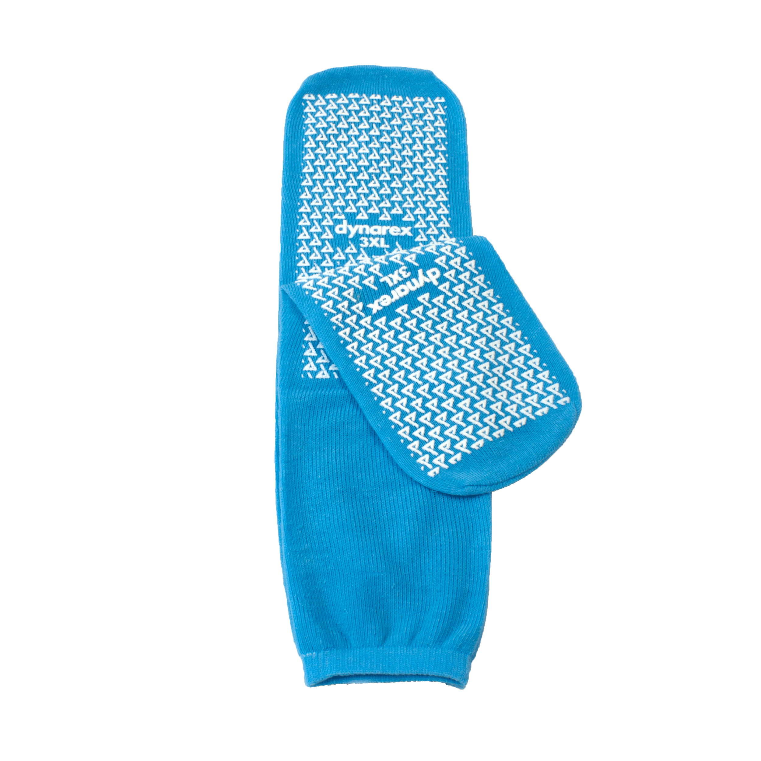 Double-Sided Slipper Socks - 3XL, Light Blue