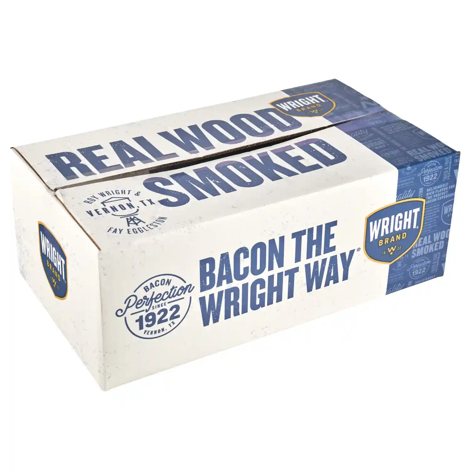 Wright® Brand Naturally Applewood Smoked Regular Sliced Bacon, Flat-Pack®, 15 Lbs, 14-18 Slices per Pound, Gas Flushed_image_51