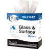 Hillyard, Quick and Clean, Glass & Surface, 4 ply, 9.75"x16.00", Scrim, General Purpose Wipers, White
