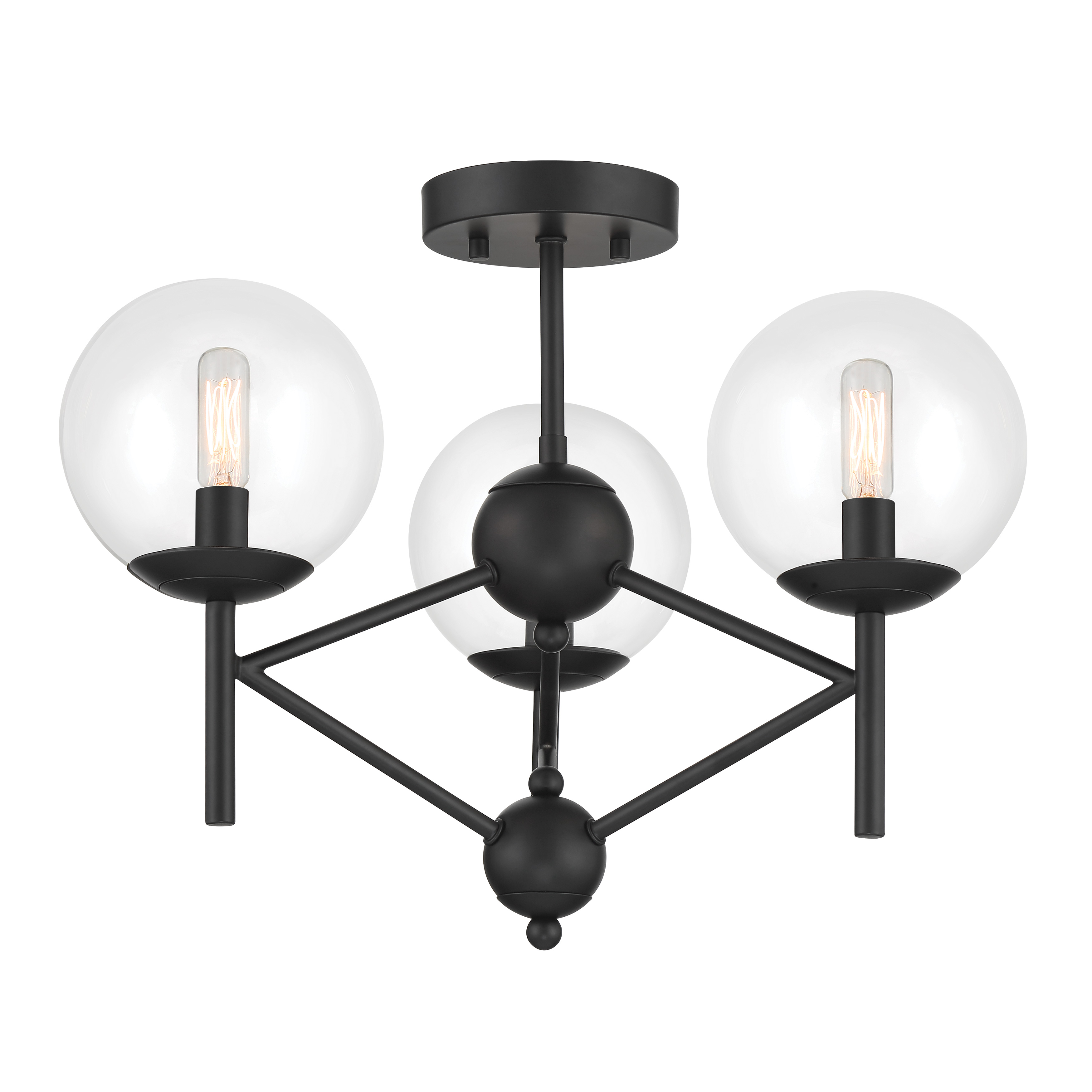 Auresa - 3 Light Semi Flush