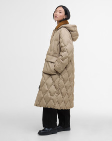 Longline Yasmin Down Puffer Jacket Light Trench