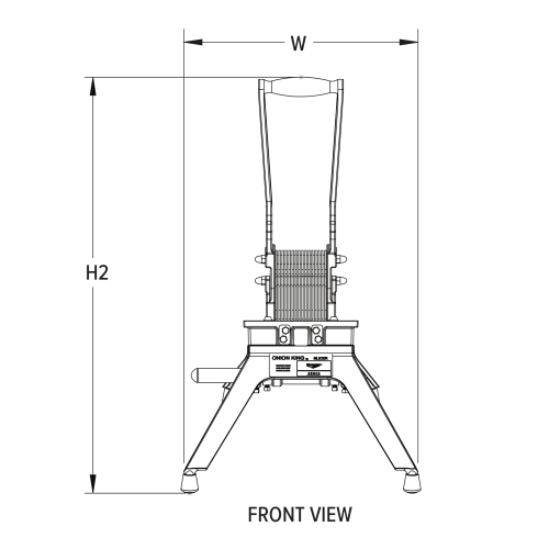 Engineering front view