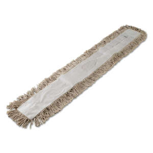 Boardwalk, Cotton Pocket Dust Mop, 48"W, White