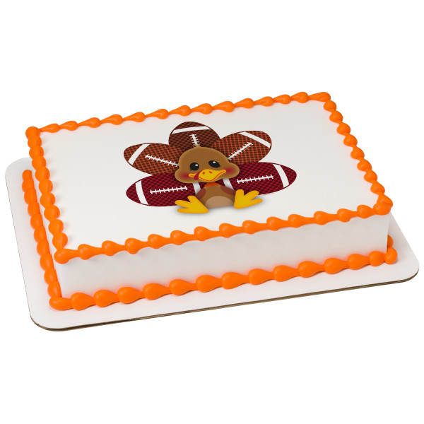 Football Turkey PhotoCake® Edible Image®