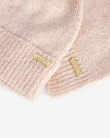 Sparkle Beanie & Scarf Gift Set Classic Pink