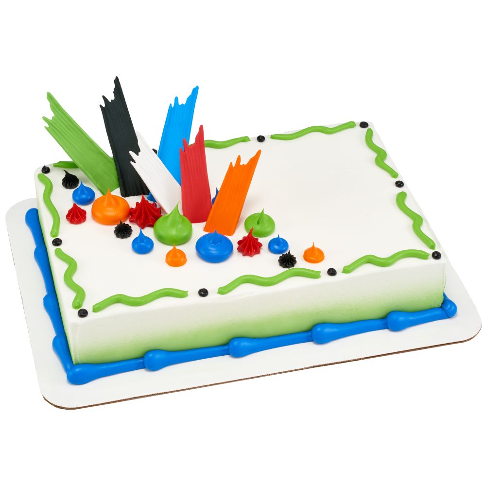 Image Cake Primary Brushstrokes