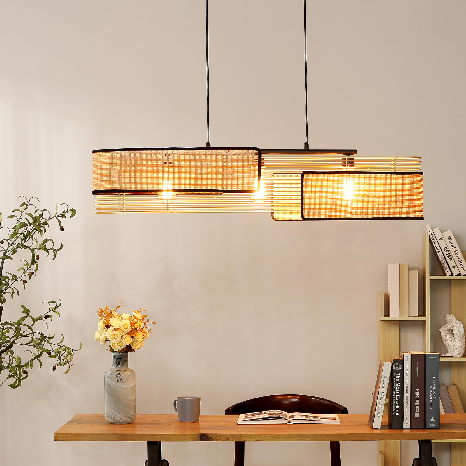 Mazal 3 Light Pendant — installation 2