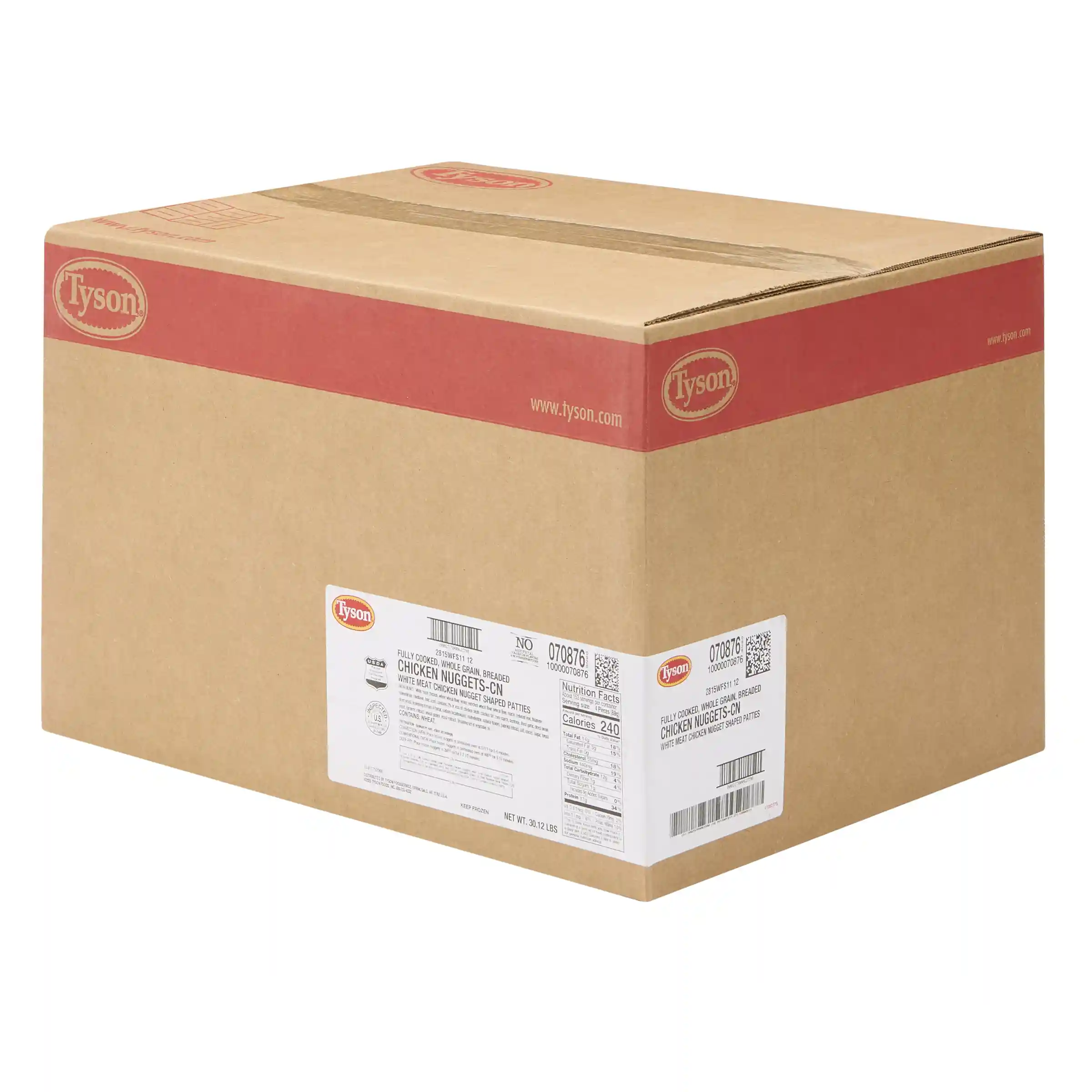 Tyson® Fully Cooked Whole Grain Breaded White Meat Chicken Nuggets, CN_image_5