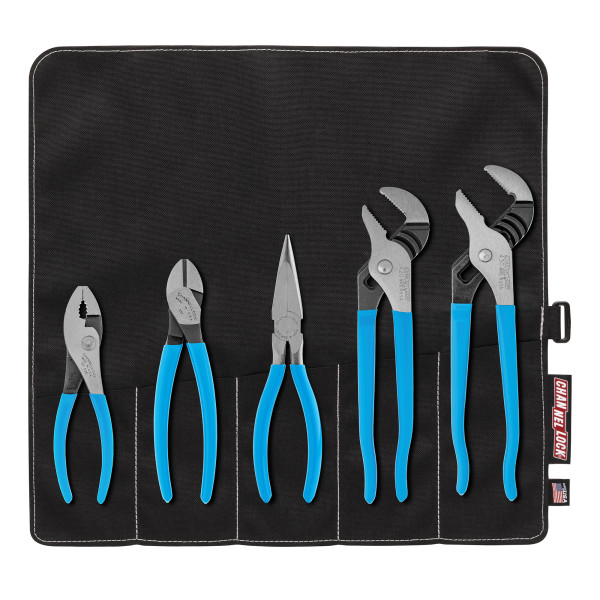 TOOL ROLL-3 5pc Professional Pliers Set with Tool Roll