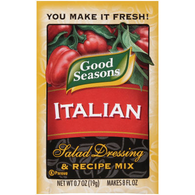 Good Seasons Italian Dry Salad Dressing and Recipe Mix 0.7oz single packet