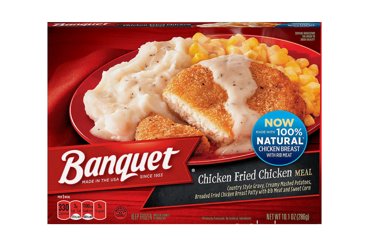 BANQUET Classic Chicken Fried Chicken Meal | Conagra Foodservice
