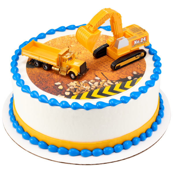 Construction Dig PhotoCake® Edible Image® DecoSet® Background