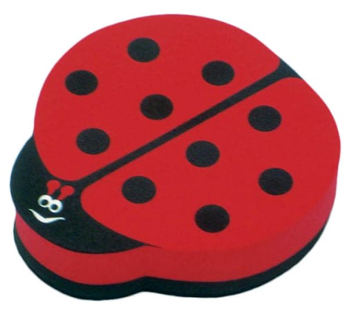 Magnetic Whiteboard Eraser - Ladybug