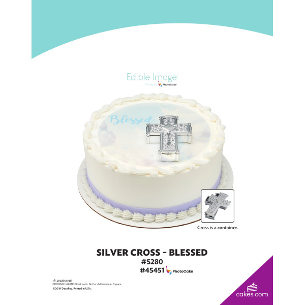 Silver Cross The Magic of Cakes® PhotoCake® Enhanced Round Background Page