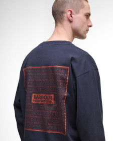 Lever Long-Sleeved T-Shirt Dark Navy