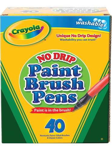 Crayola® Paint Brush Pens, Set of 40
