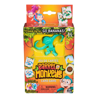 Spin Master Games, Barrel of Monkeys Card Game, Matching Game, Family Games, Memory Match Game, Games for Family Game Night, For Ages 4+