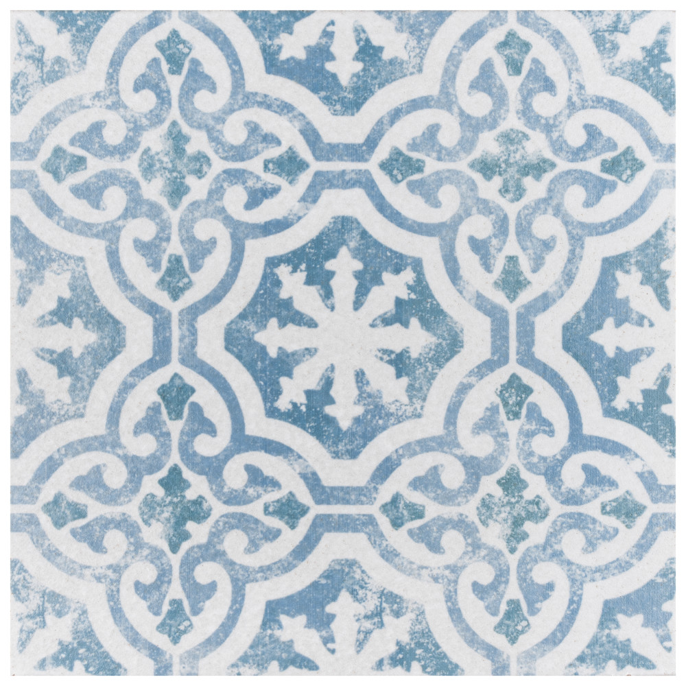 Klinker Alcazar Magnolia 12-3/4 in. x 12-3/4 in. Ceramic Floor and Wall Tile