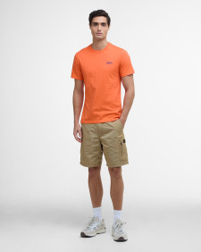 Small Logo T-Shirt Flame Orange