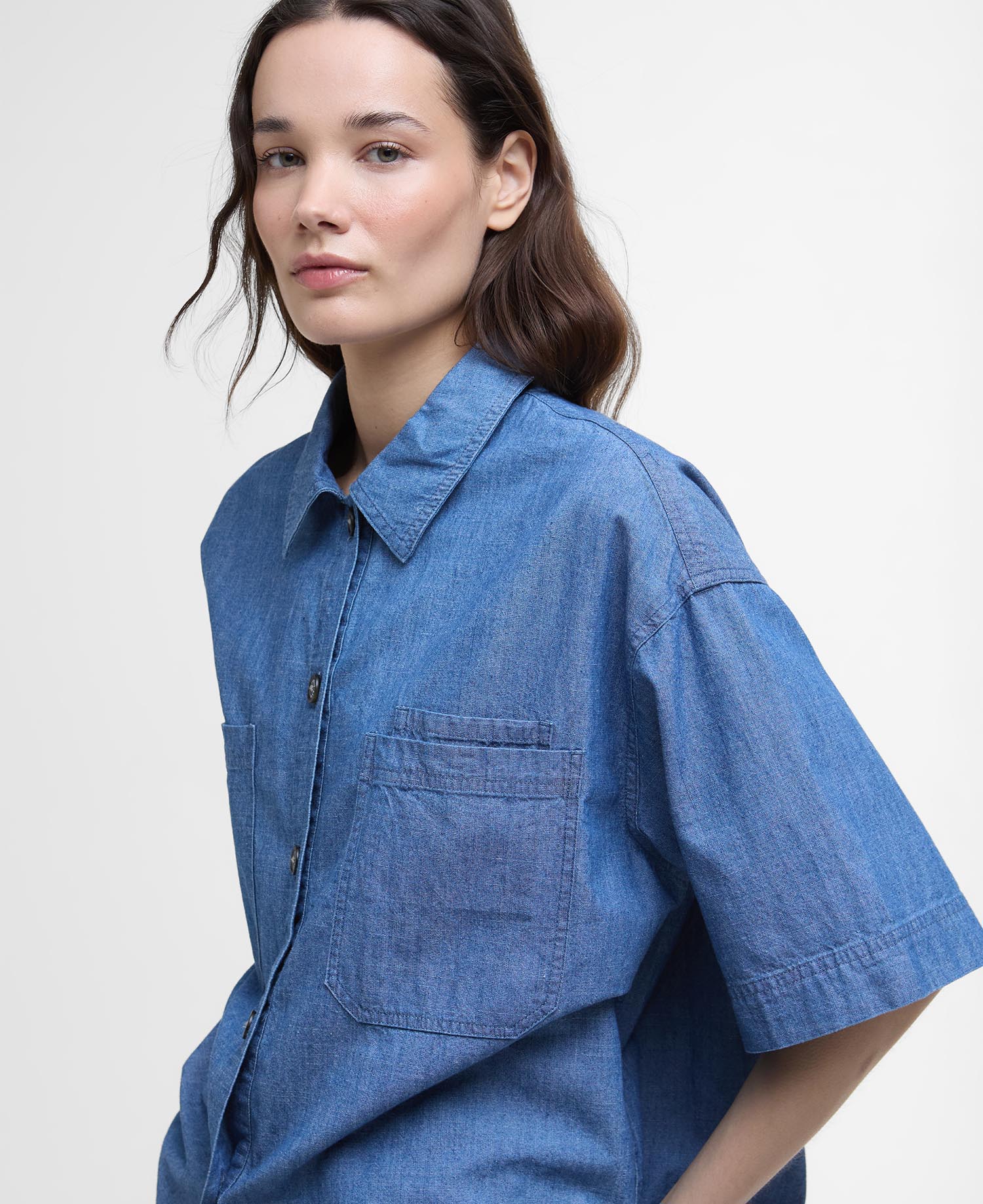 Camicia oversize Melanie a maniche corte image number 3