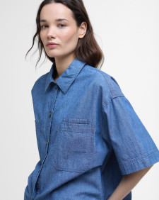 Camicia oversize Melanie a maniche corte 