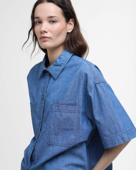 Camicia oversize Melanie a maniche corte