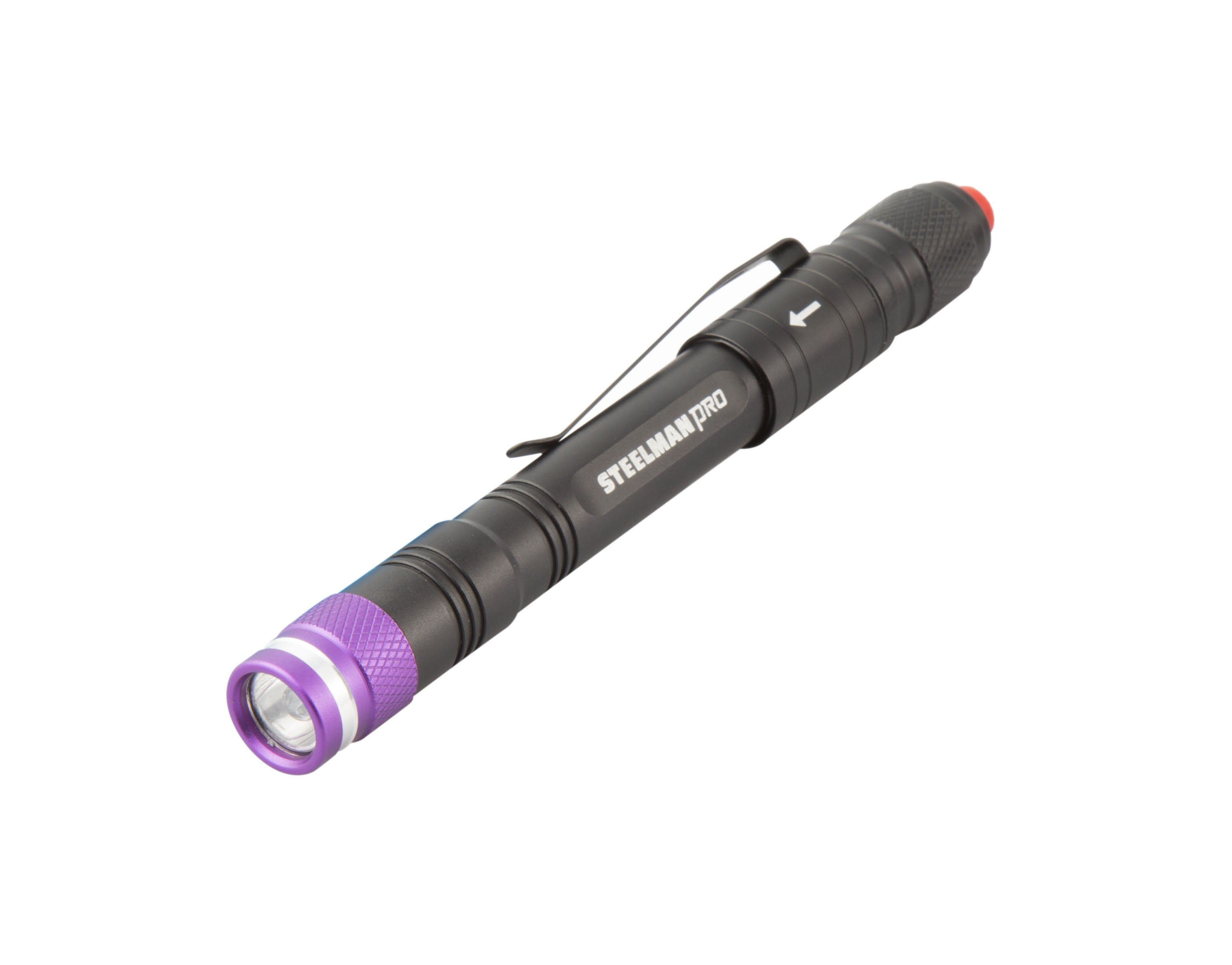 Steelman Pro USB Rechargeable LED Pen Light plus UV 2 Head Combo Bundle