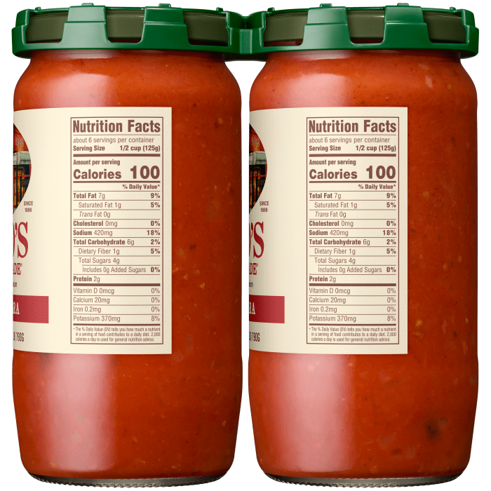 Marinara Sauce, 28 oz - Right Image