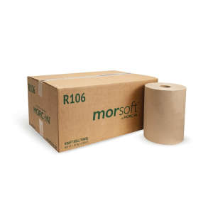 MORR106, Morcon, Morsoft, 800ft Roll Towel, 1 ply, Kraft