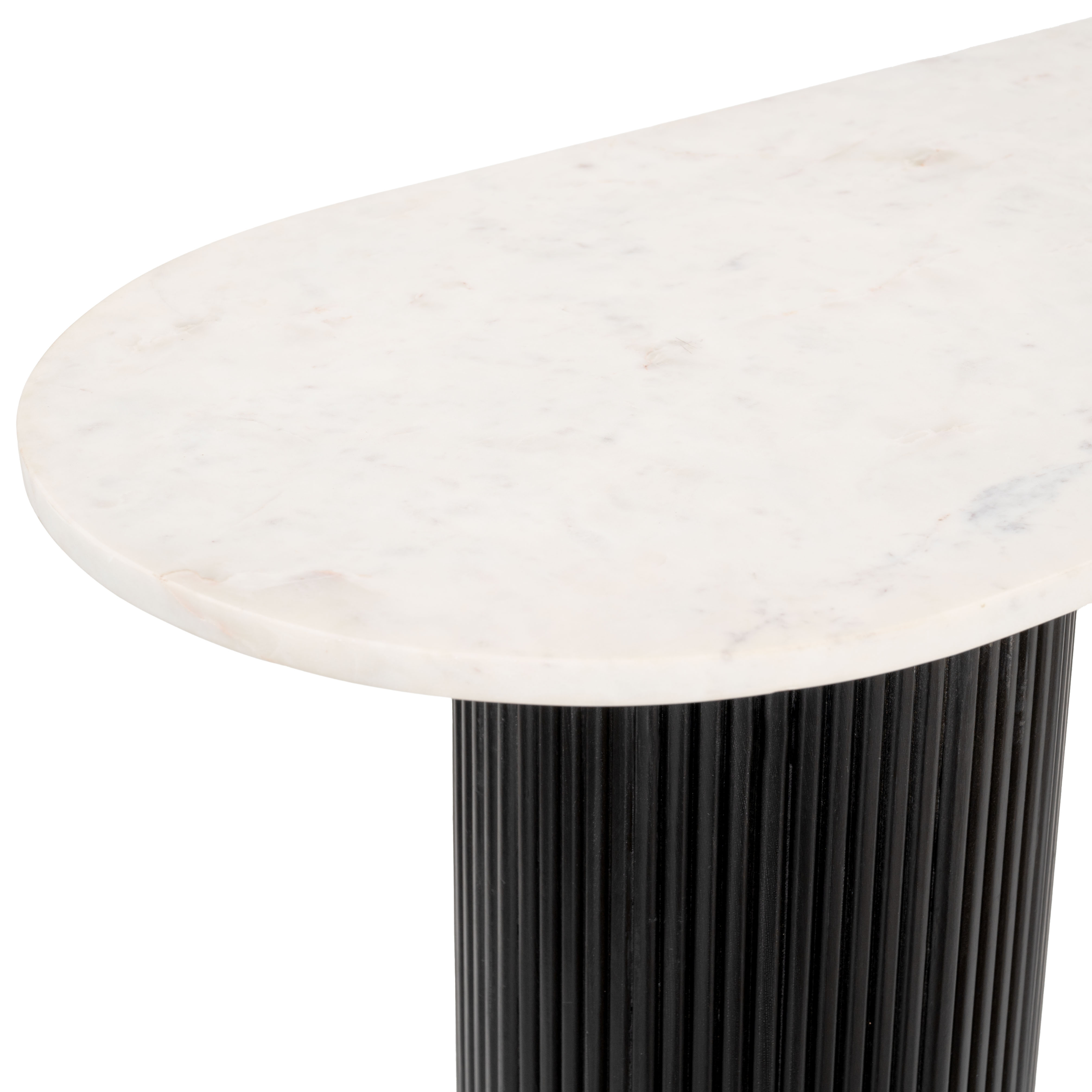Izola Console Table White & Black product image