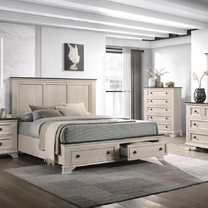 Lifestyle image of the  Whitehaven Tallboy (5 Drawer) from Forty Winks